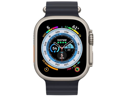 Apple Watch Ultra 2 (49mm) — Titanium Case with Midnight Ocean Band